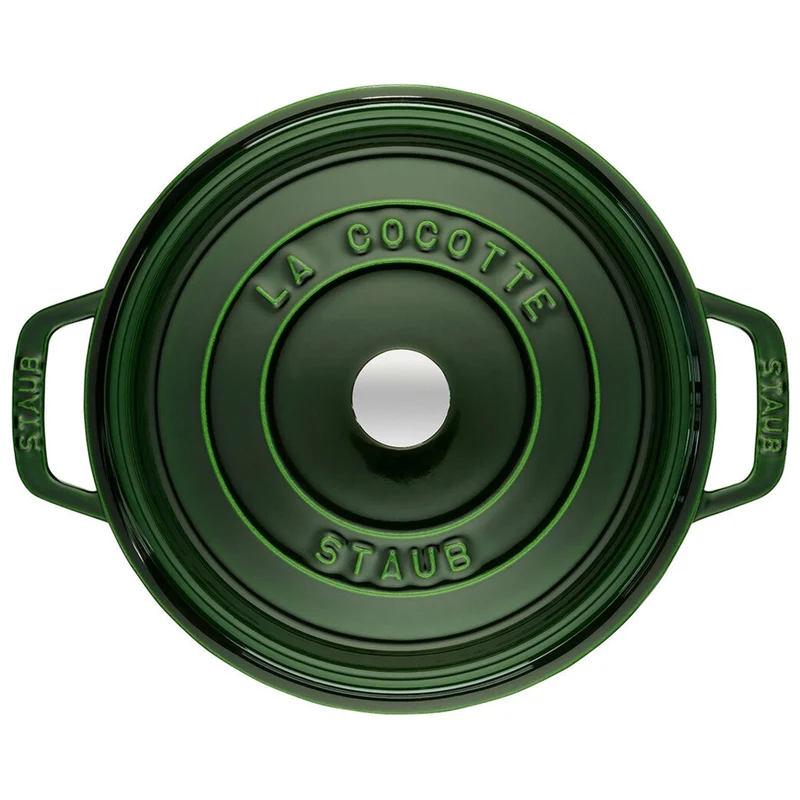 Cocotte rotonda - 24 cm, basilico