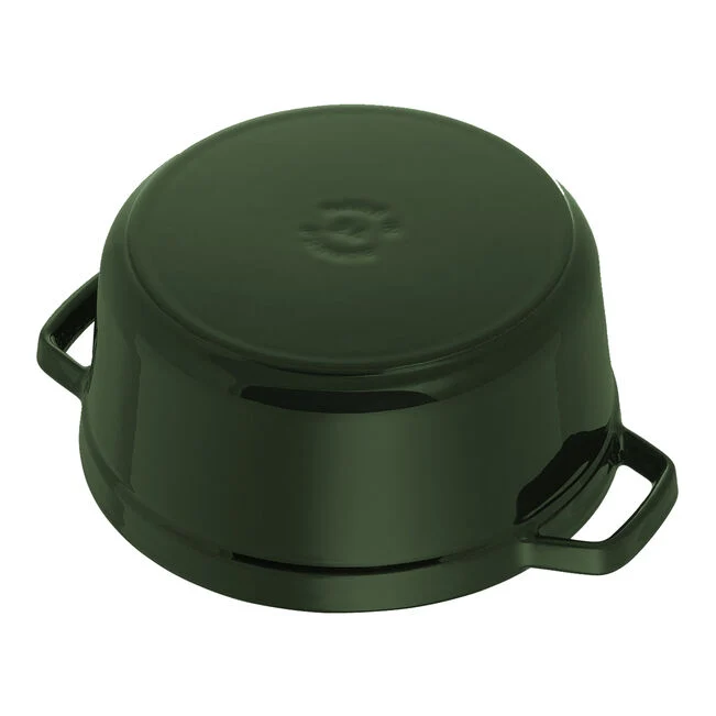 Cocotte rotonda - 24 cm, basilico