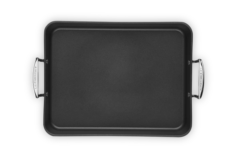 Arrostiera rettangolare in alluminio antiaderente - 35 cm, 5.5L