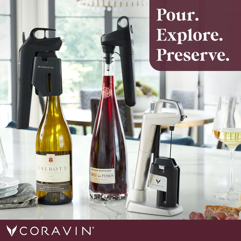 Coravin Timeless Six+ Sistema di conservazione del vino con Aeratore e custodia