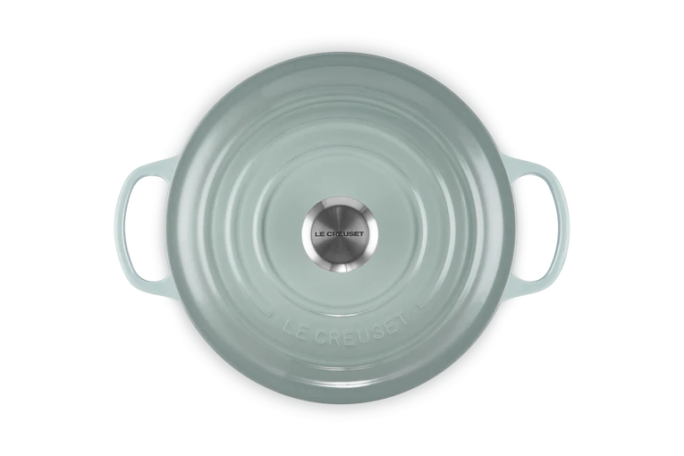 Cocotte rotonda Evolution in ghisa vetrificata - 26 cm, 5.3L Sea Salt