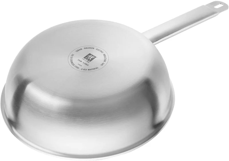 PRO Padella in Acciaio Inox 18/10 - 20 cm, Duraslide Ultra