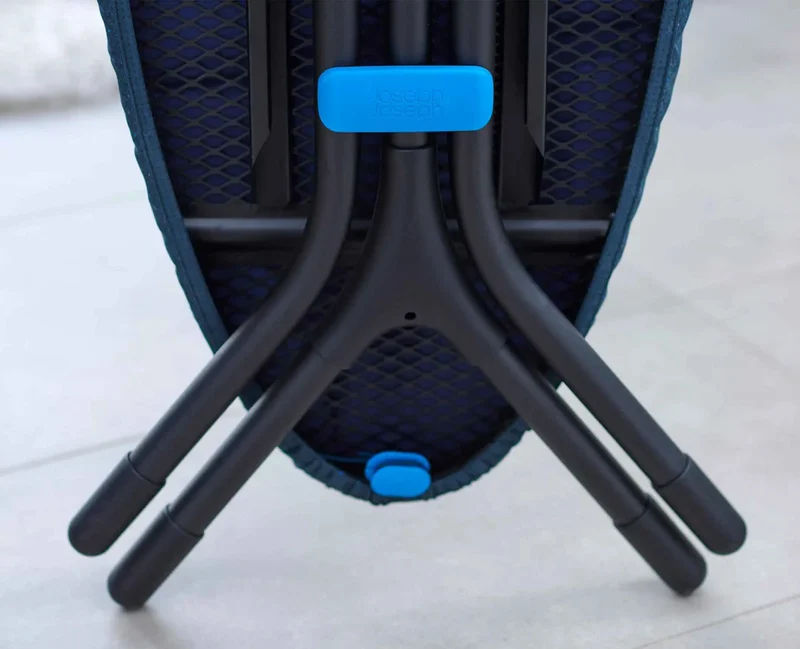 Glide Plus - Asse da stiro Piegabile - 130 cm con Copertura avanzata BLU