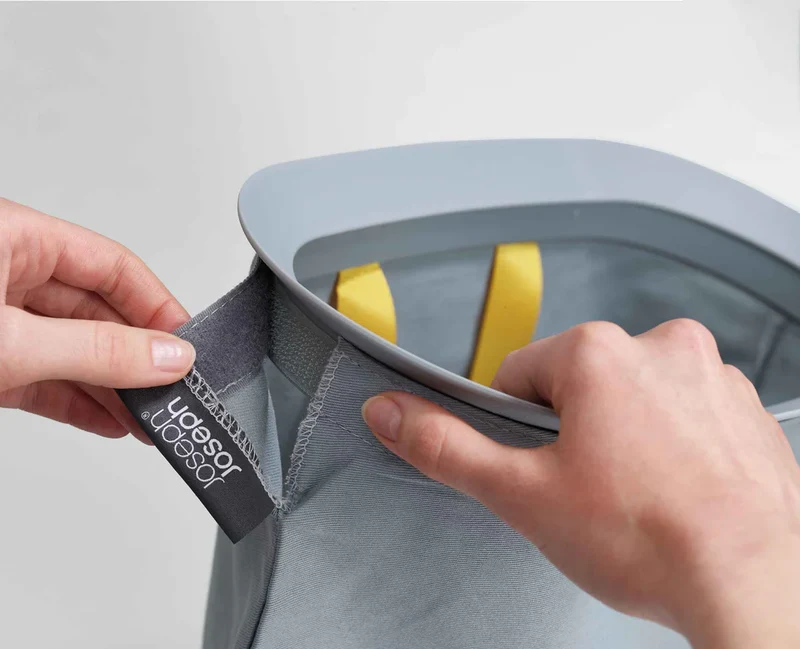 Cesto Separatore per Bucato - Grigio 90 L