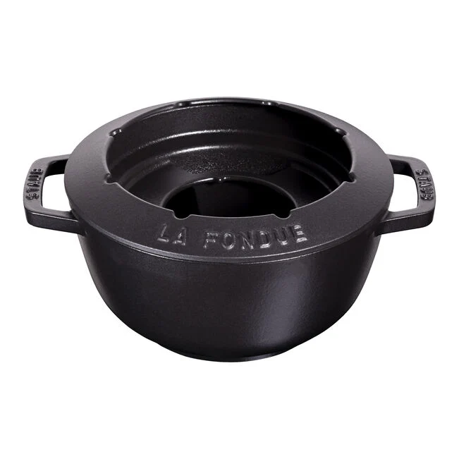 Staub Specialities 10-pz., Set per fonduta, nero
