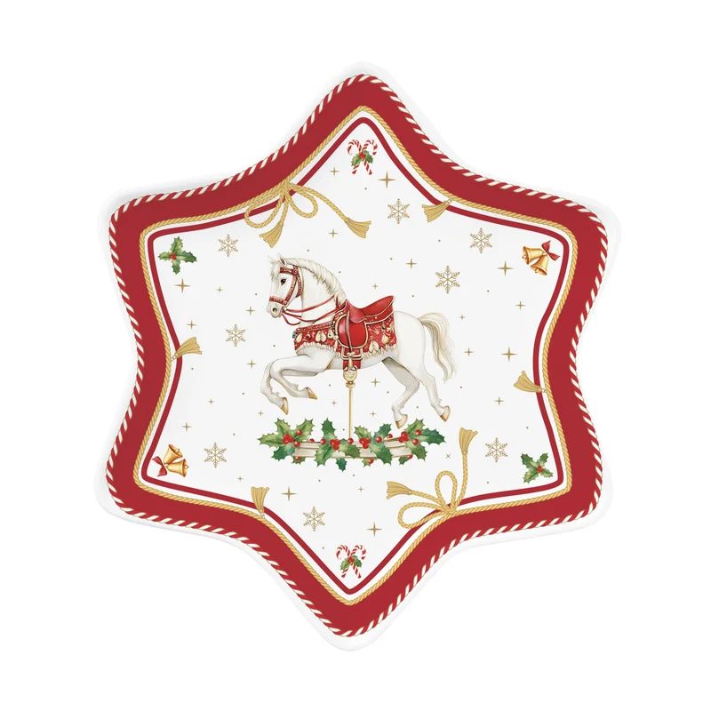 Piatto Stella In Color Box - 22,5 cm / Christmas Tale