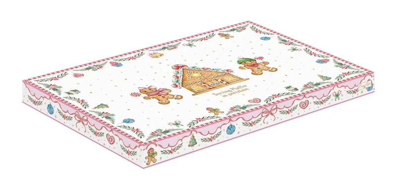 Vassoio In Color Box - 35x23 cm / Sweet Christmas