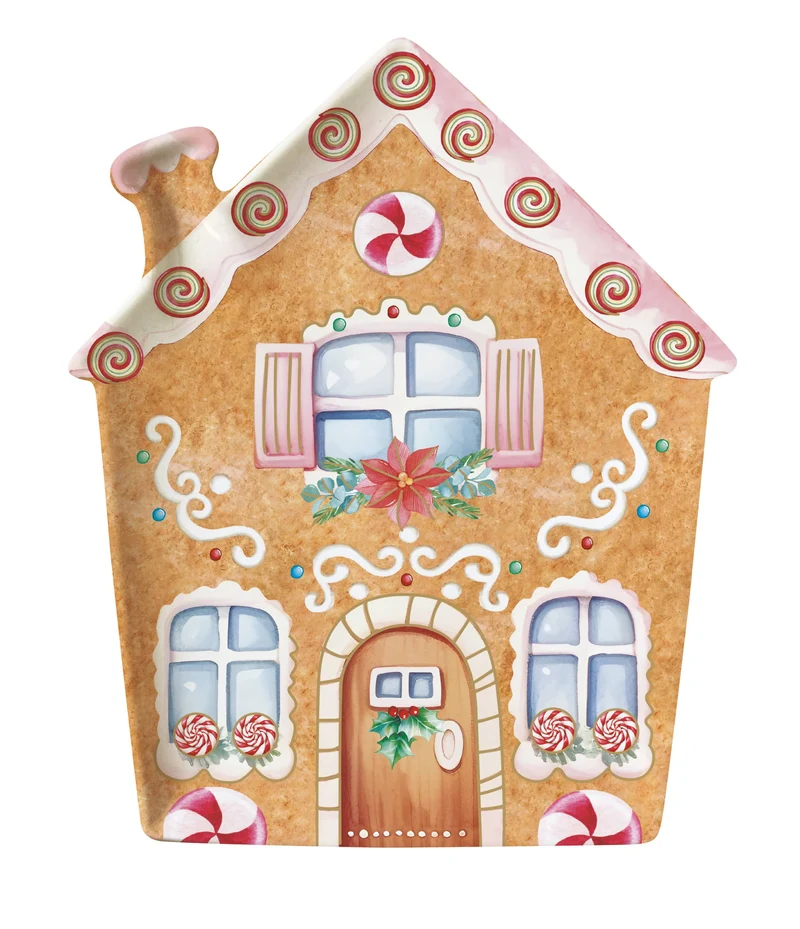 Piatto sagomato In Color Box - 21x25,5 cm / Sweet Christmas
