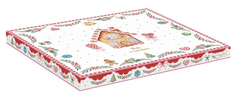 Piatto sagomato In Color Box - 21x25,5 cm / Sweet Christmas
