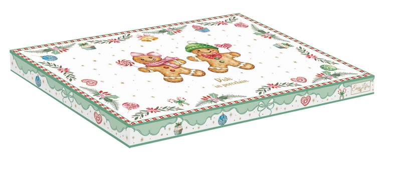 Piatto sagomato In Color Box - 17x25 cm / Sweet Christmas