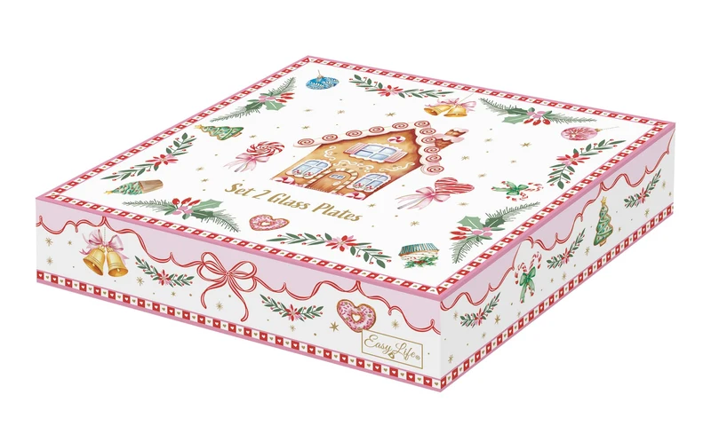 Set 2 piattini in vetro - In Color Box / Sweet Christmas