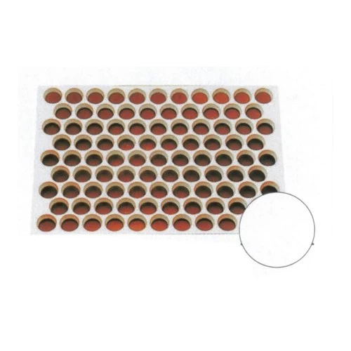 Placca pastafrolla 53 impronte cerchio ø 5.3 su teglia 57.5x39