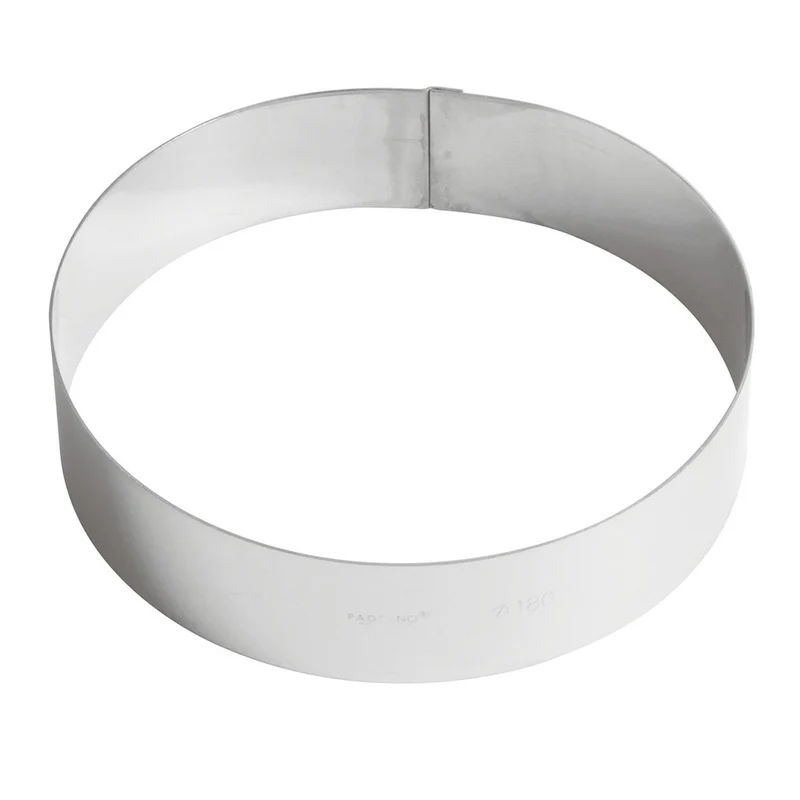 Fascia inox rotonda ø cm.24 h.4
