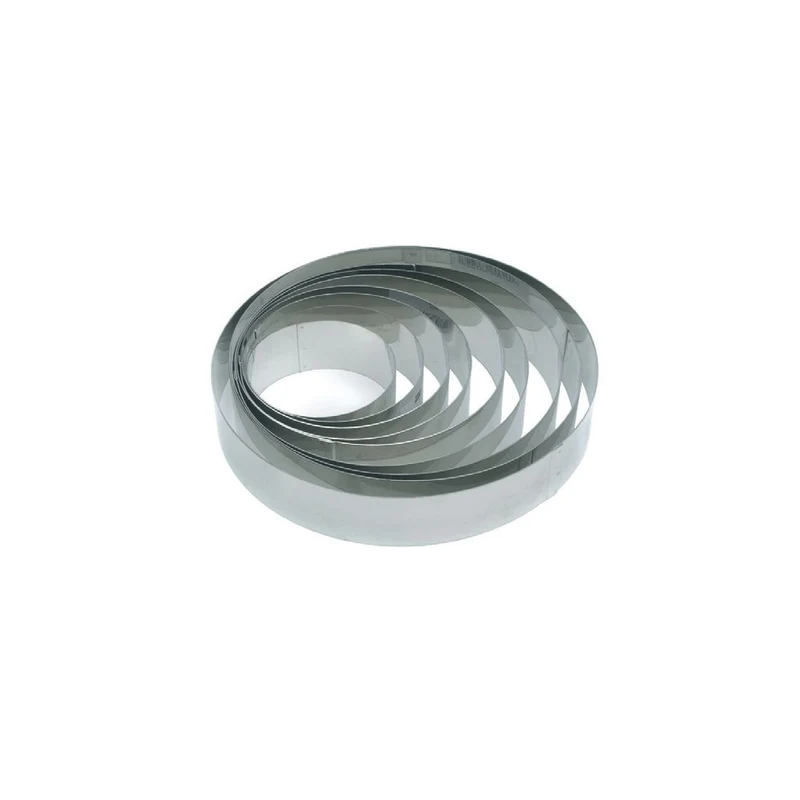 Fascia inox rotonda ø cm.26 h.4