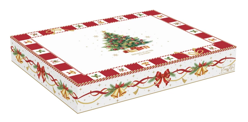 Piatto forma abete di natale - 28,5x21,5 cm / Christmas Tale