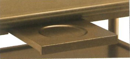 Carrello legno massello 3 piani cm.107x55 h.82