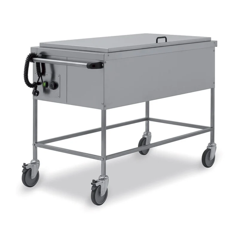 Carrello inox bagnomaria termico 3 gn 1/1
