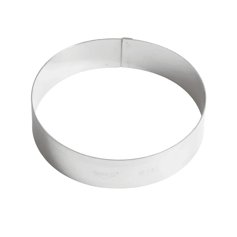 Fascia inox rotonda ø cm.22 h.3.5