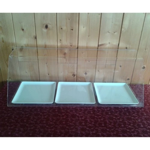 Parafiato plexiglass cm.99.5x30 h.27 senza lati