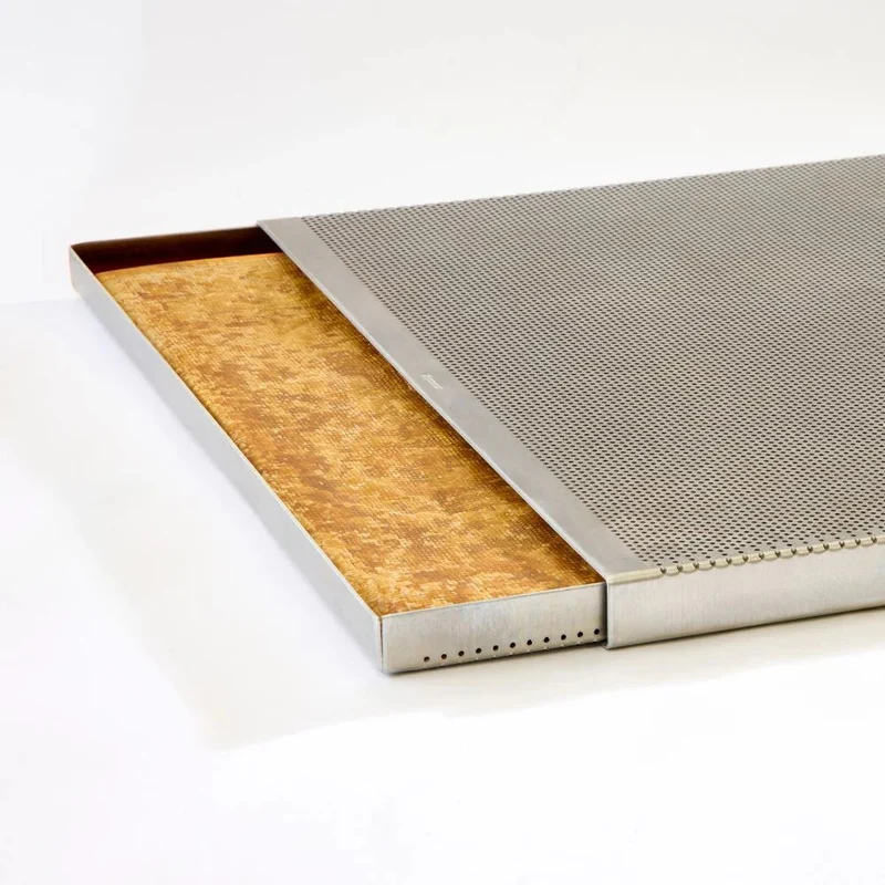 Kit teglie per cottura sfoglia forate cm.60x40 h.2