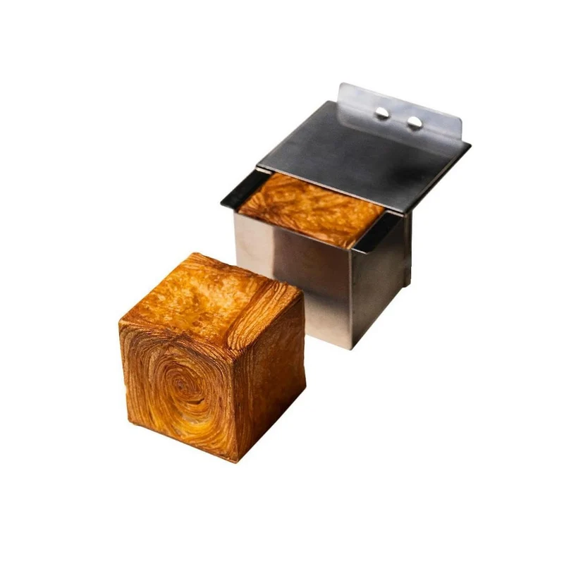 Stampo inox croissant geometrico cubo cm.6x6 h.6