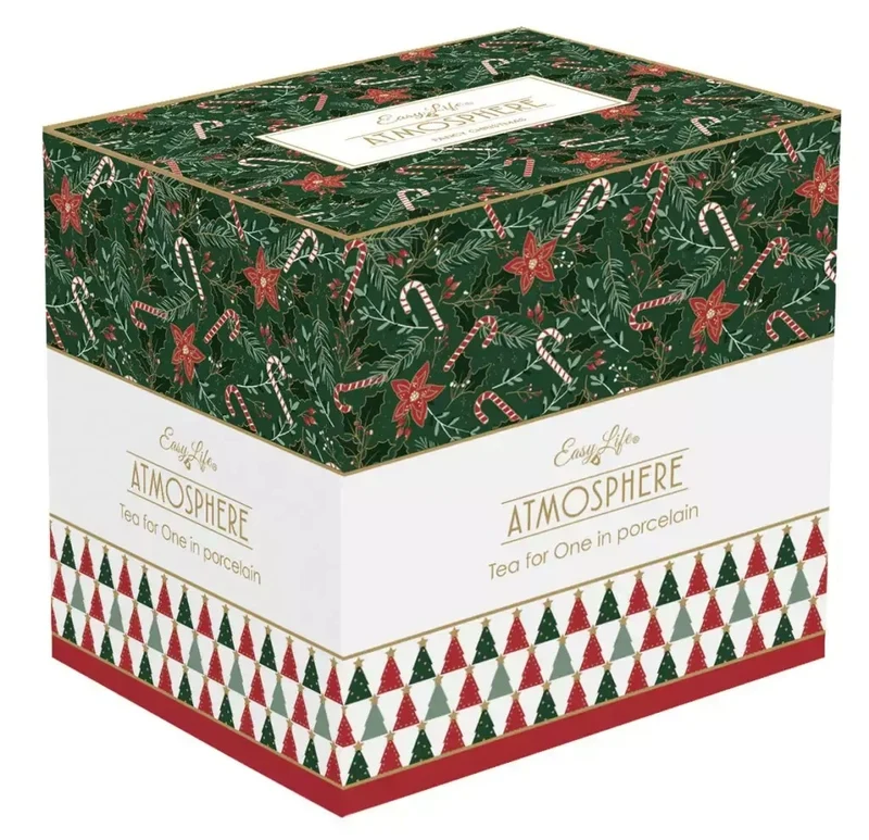 Easy life - Tea for one 350 ml - tisaniera con tazza " FANCY CHRISTMAS "