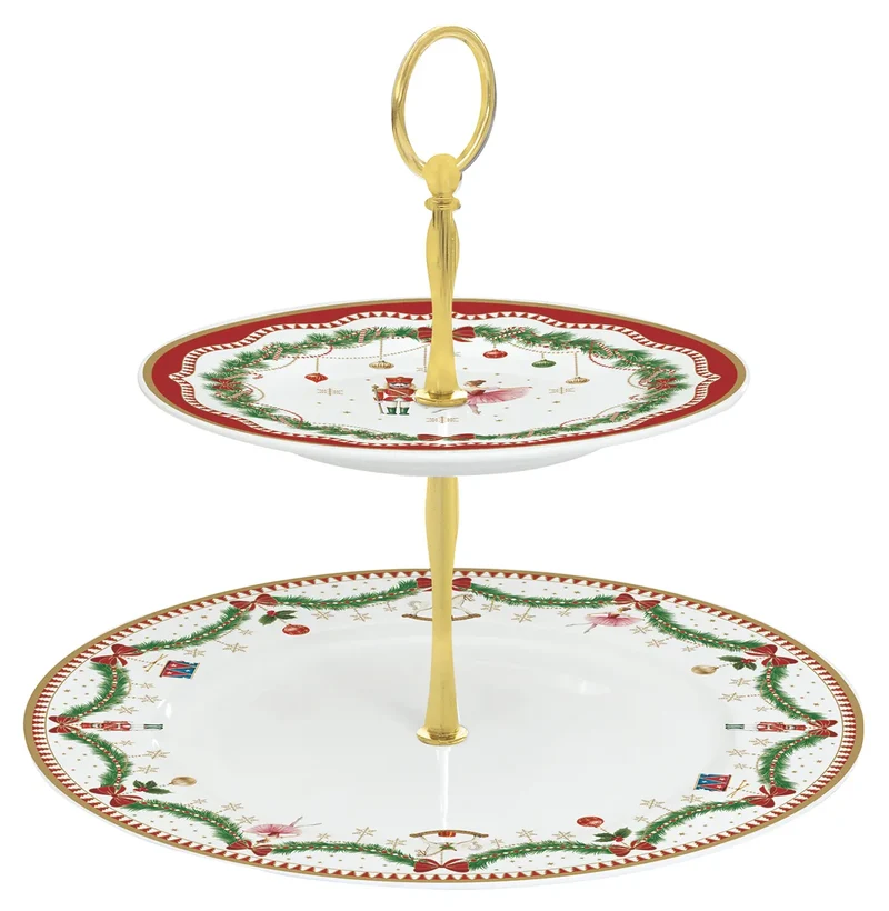 Easy Life - Alzata torta a 2 piani 19/27 cm "MAGIE DE NOEL"