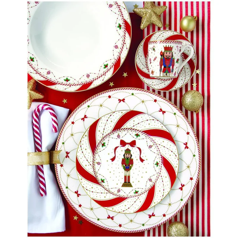 Easy life - servizio 18 piatti " NUTCRACKER TWIST "