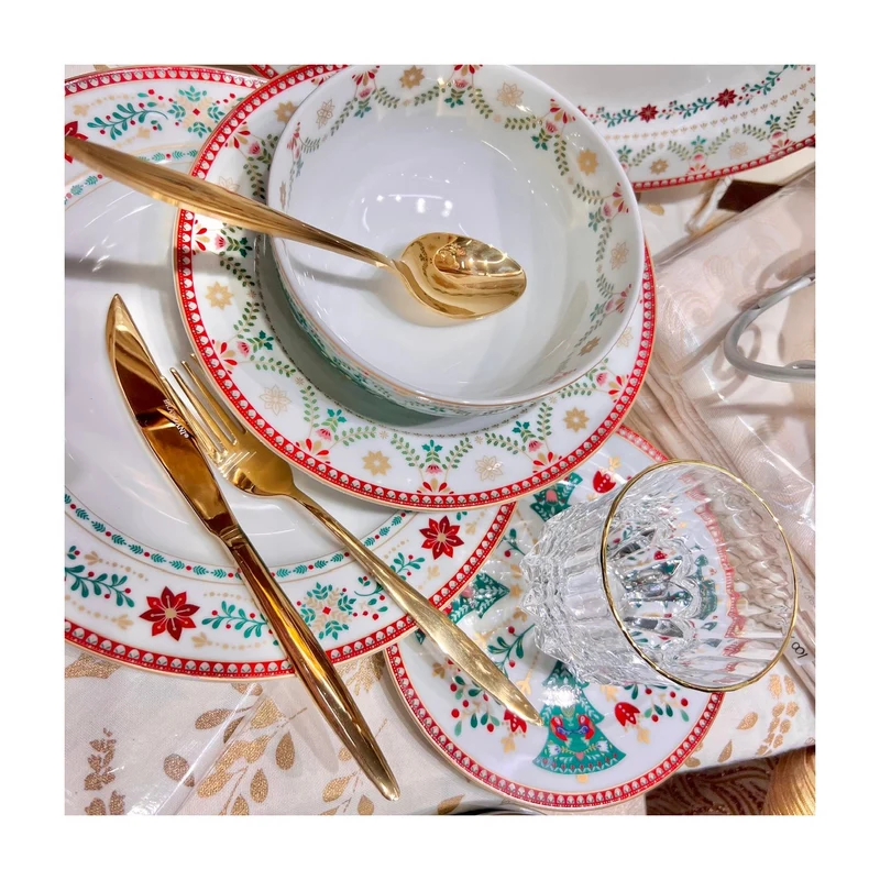 Easy Life - Set 18 piatti " CHRISTMAS FOLK "