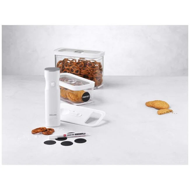 Fresh & Save CUBE Starter set per sottovuoto, M / 5-pz. transparente-bianco