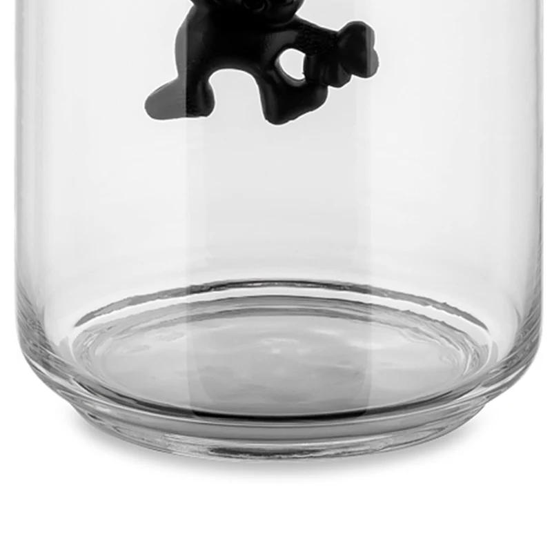 GIANNI Barattolo con coperchio in resina termoplastica - Nero 70 CL