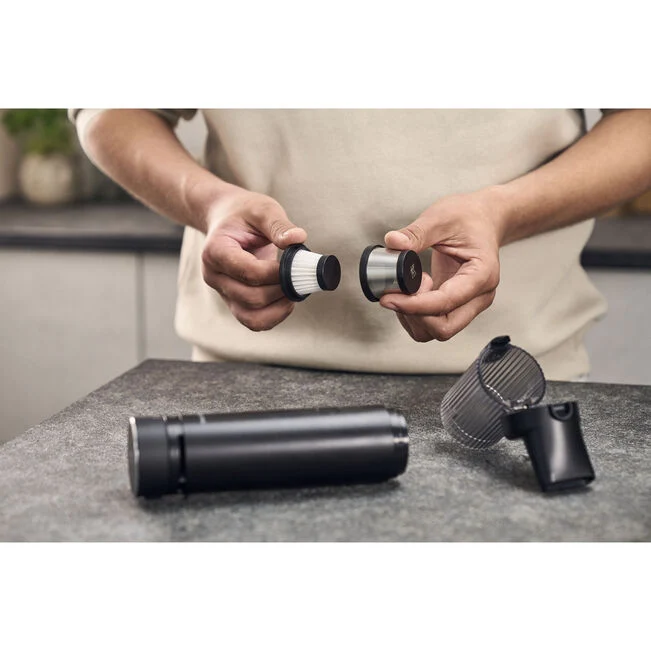 XTEND Aspirabriciole senza filo, Starter set con batteria