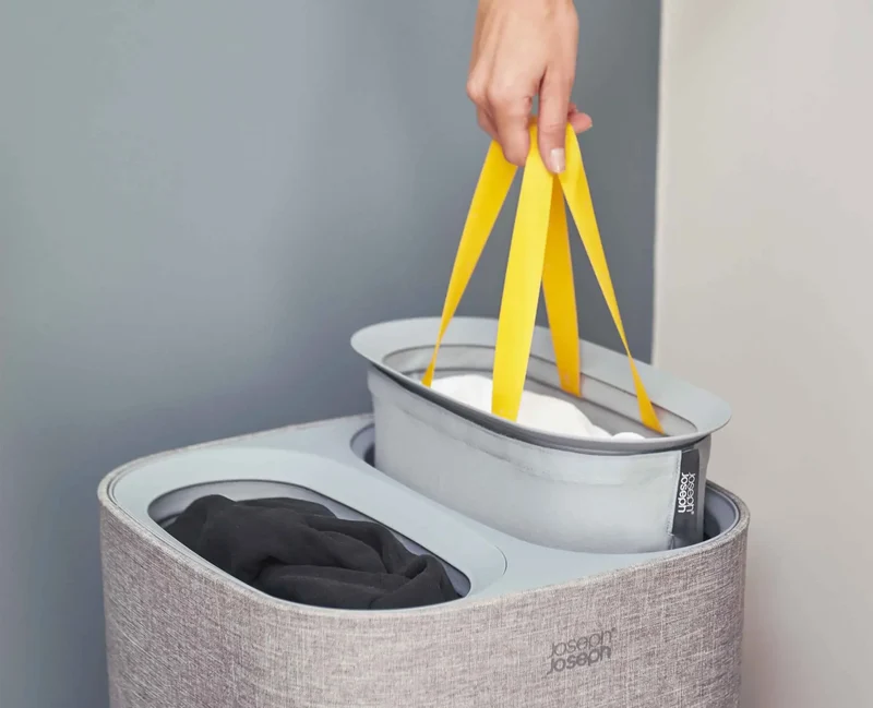 Tota - Cesto separatore per biancheria - Grigio 60 L