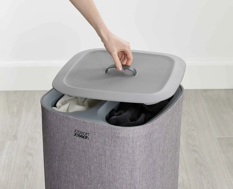 Tota - Cesto separatore per biancheria - Grigio 60 L