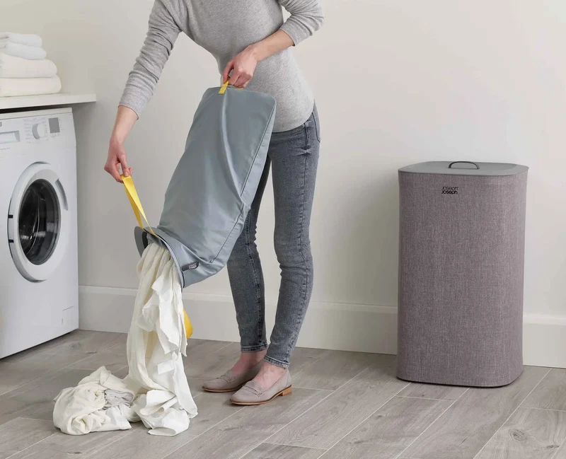 Tota - Cesto separatore per biancheria - Grigio 60 L