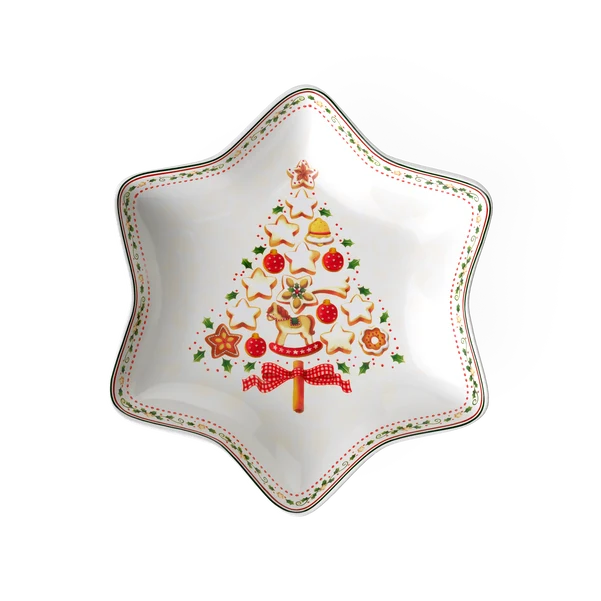 Winter Bakery Delight Ciotola rossa, 360 ml, Premium Porcelain