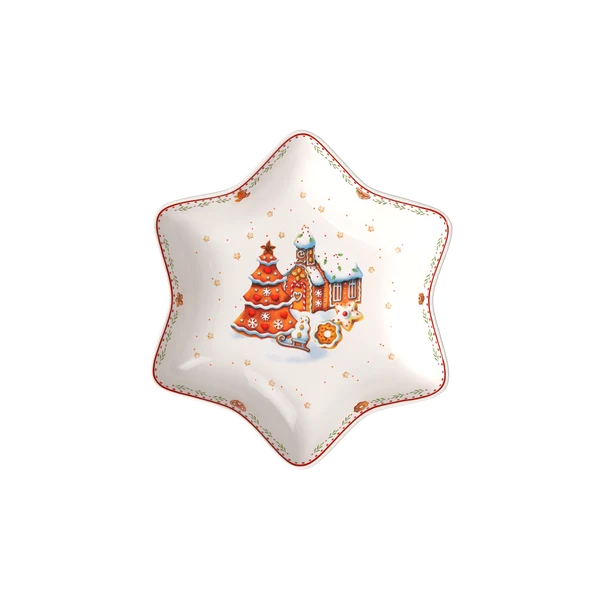 Winter Bakery Delight Ciotola rossa, 360 ml, Premium Porcelain