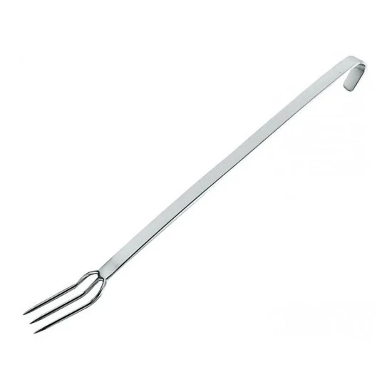 Forchettone inox unipezzo cm.50 con 3 punte paderno