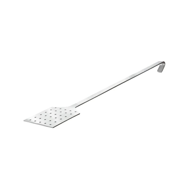 Paletta inox unipezzo cm.100 forata dritta a ridurre paderno