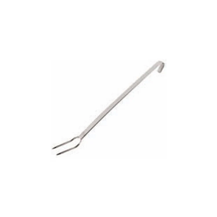 Forchettone inox unipezzo cm.100 con 2 punte paderno
