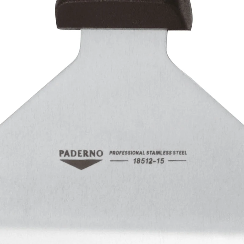 Spatola inox cm.19x13.8 per hamburger paderno