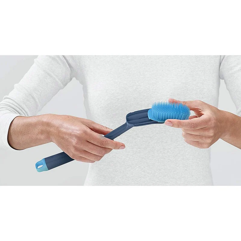 Set di spazzole e lavapiatti 2 pezzi CleanTech - blu