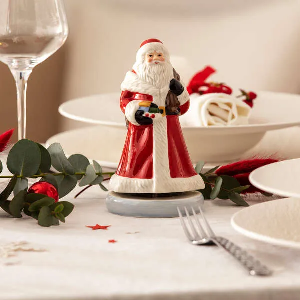 Nostalgic Melody Carillon Natale rosso, 8,7 x 8,6 x 15 cm