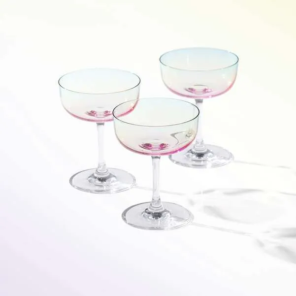 LIKE GLASS Coppa da champagne/ spumante - Multicolor 120 ml, cristallo 2 PEZZI