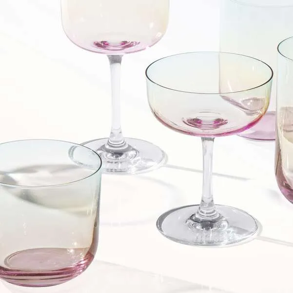 LIKE GLASS Coppa da champagne/ spumante - Multicolor 120 ml, cristallo 2 PEZZI