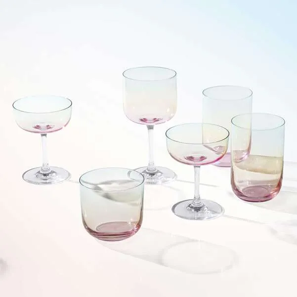 LIKE GLASS Coppa da champagne/ spumante - Multicolor 120 ml, cristallo 2 PEZZI