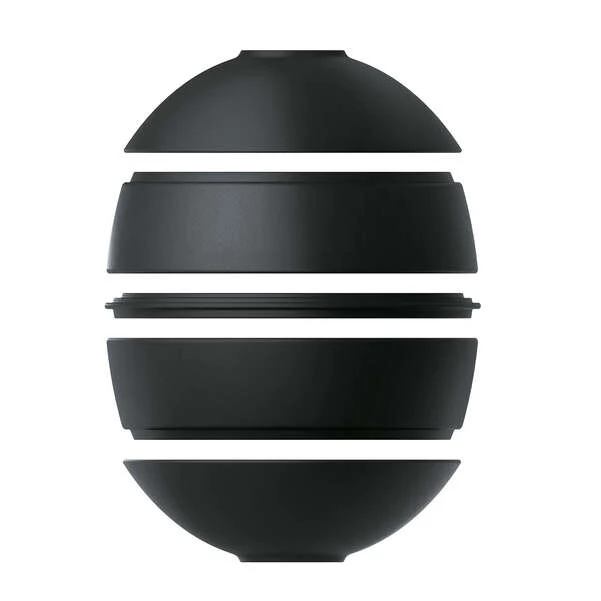 La petite Boule Set per l'aperitivo nero, Premium Porcelain