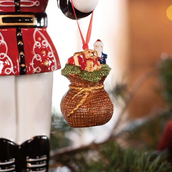 Christmas Toy's Statuetta Natale multicolore, 13,8 x 12,2 x 36,7 cm, porcellan