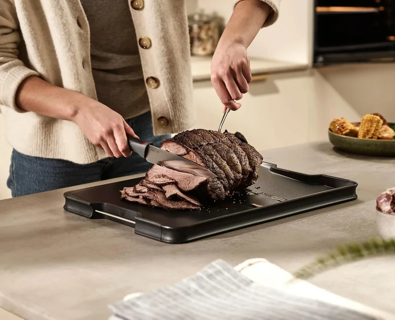 Tagliere multifunzione Cut&Carve™ Plus nero - LARGE
