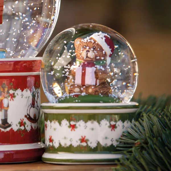 Villeroy & Boch - Christmas Toy's palla neve piccola orsetto multicolore